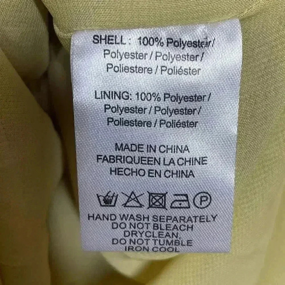 Sau Lee - Georgia Dress - Size 2 Long Sleeve MIDI Yellow - Picture 9 of 14